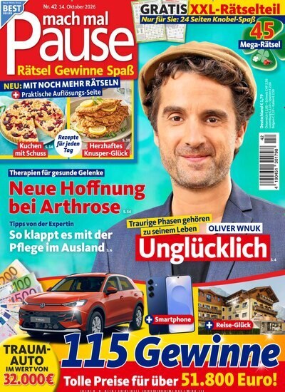 Mach Mal Pause 2026-42 – Oliver Wnuk – Édition originale