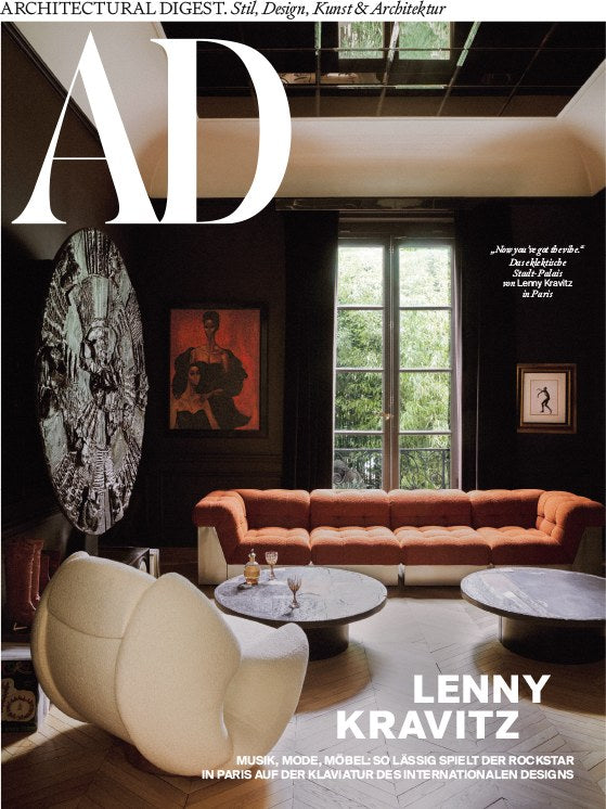 Ad Architectural Digest Magasin Tyskland 2025-05 – Lenny Kravitz – Originaludgave