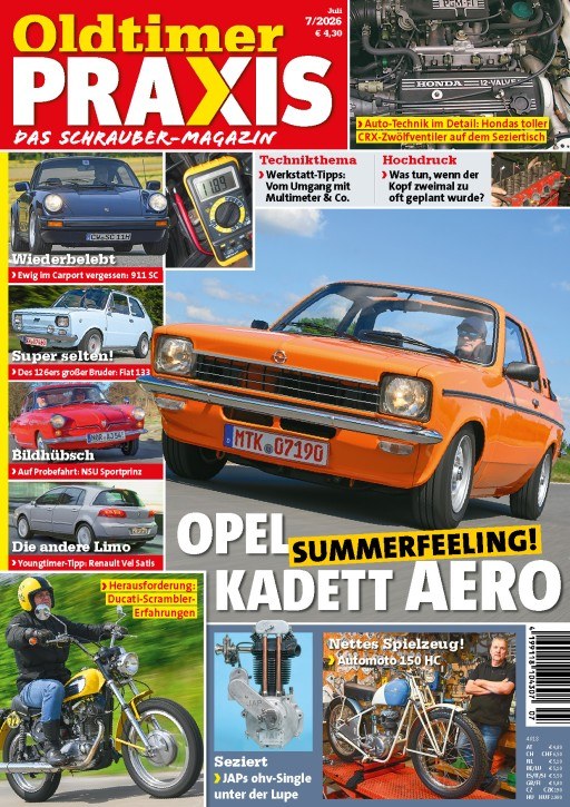 Oldtimer Praxis Rivista Germania 1999-07 Edizione originale