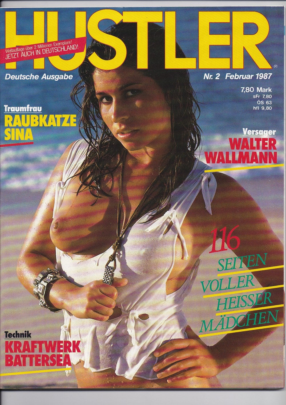Hustler Magazin Deutschland 1987-02 Walter Wallmann Kraftwerk