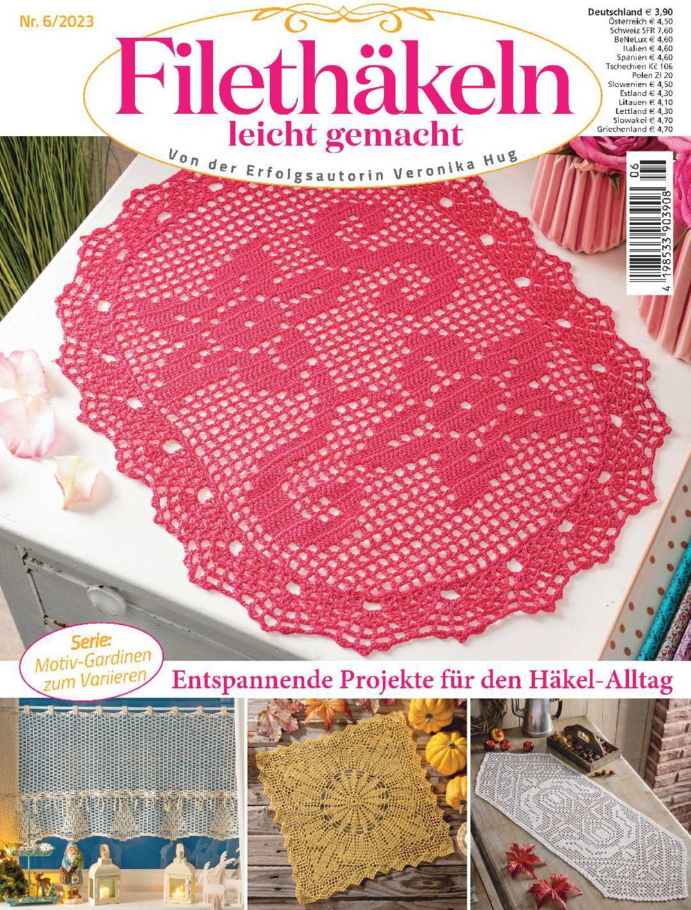 Filethäkeln Leicht Gemacht Rivista Germania 2023-06 – Veronika Hug – Edizione originale