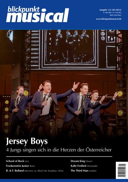 Blickpunkt Film Tijdschrift Duitsland 2023-05 – Jersey Boys School Of Rock R. & F. Bolland – Originele uitgave