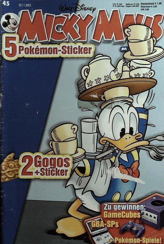 Micky Maus Tijdschrift Duitsland 2005-45 – Donald Duck – Originele uitgave