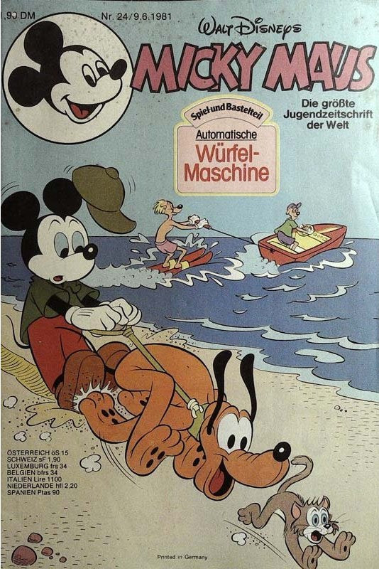 Micky Maus Magasin Tyskland 2004-10 – Micky Maus Pluto Goofy – Originaludgave