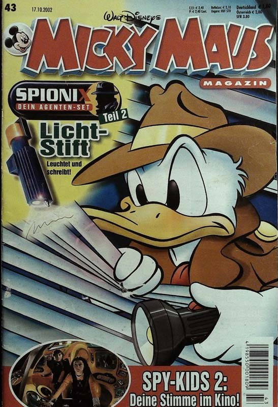Micky Maus Lehti Saksa 2002-43 – Donald Duck – Alkuperäinen painos