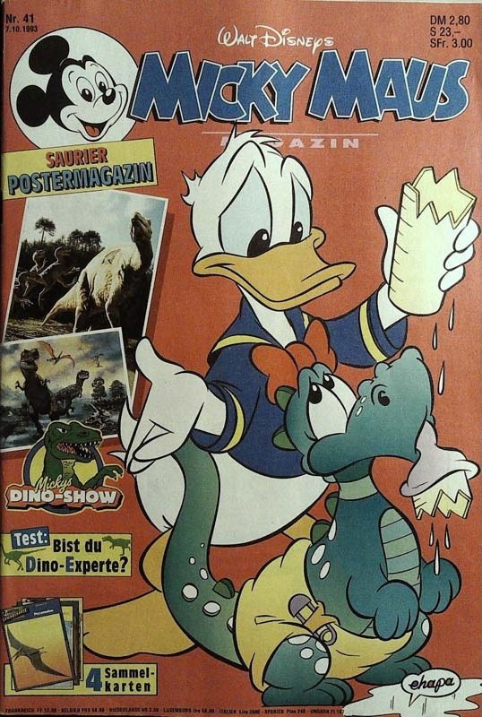 Micky Maus Tijdschrift Duitsland 1993-41 – Donald Duck – Originele uitgave