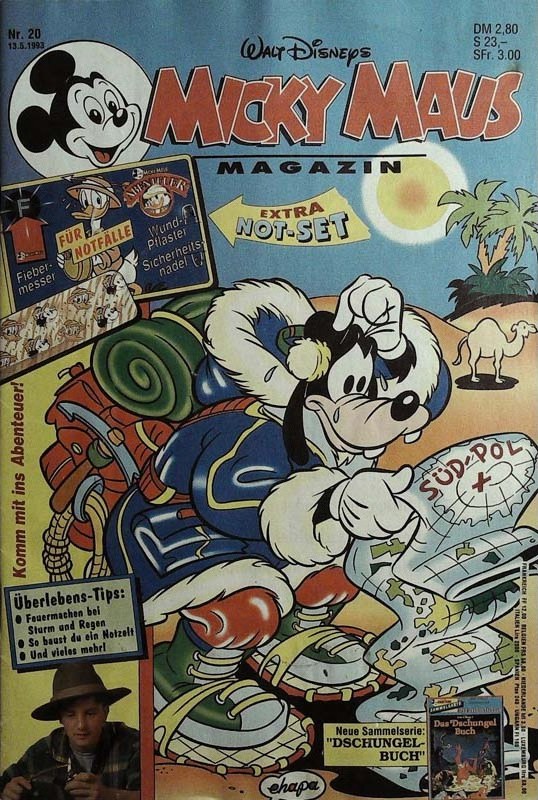 Micky Maus Tijdschrift Duitsland 1993-20 – Goofy Mickey Mouse – Originele uitgave