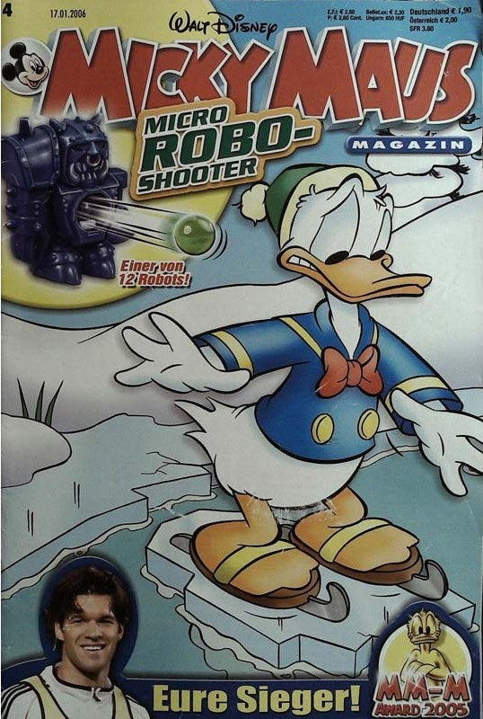 Micky Maus Magazine Germany 2006-04 – Donald Duck – Original Print Issue