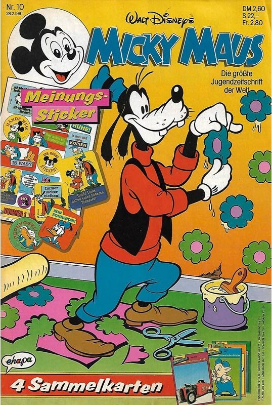 Micky Maus Rivista Germania 1991-10 – Goofy – Edizione originale