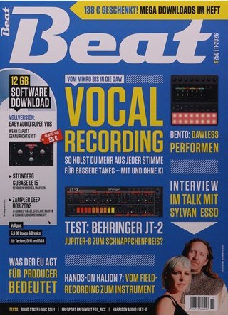 Beat Tijdschrift Duitsland 2026-11 – Sylvan Esso Behringer – Originele uitgave