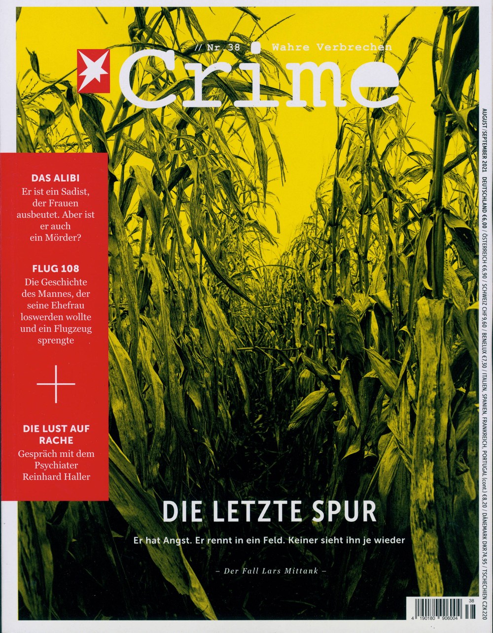 Stern Crime Magazine Germany 2021-38 – Lars Mittank Reinhard Haller – Original Print Issue