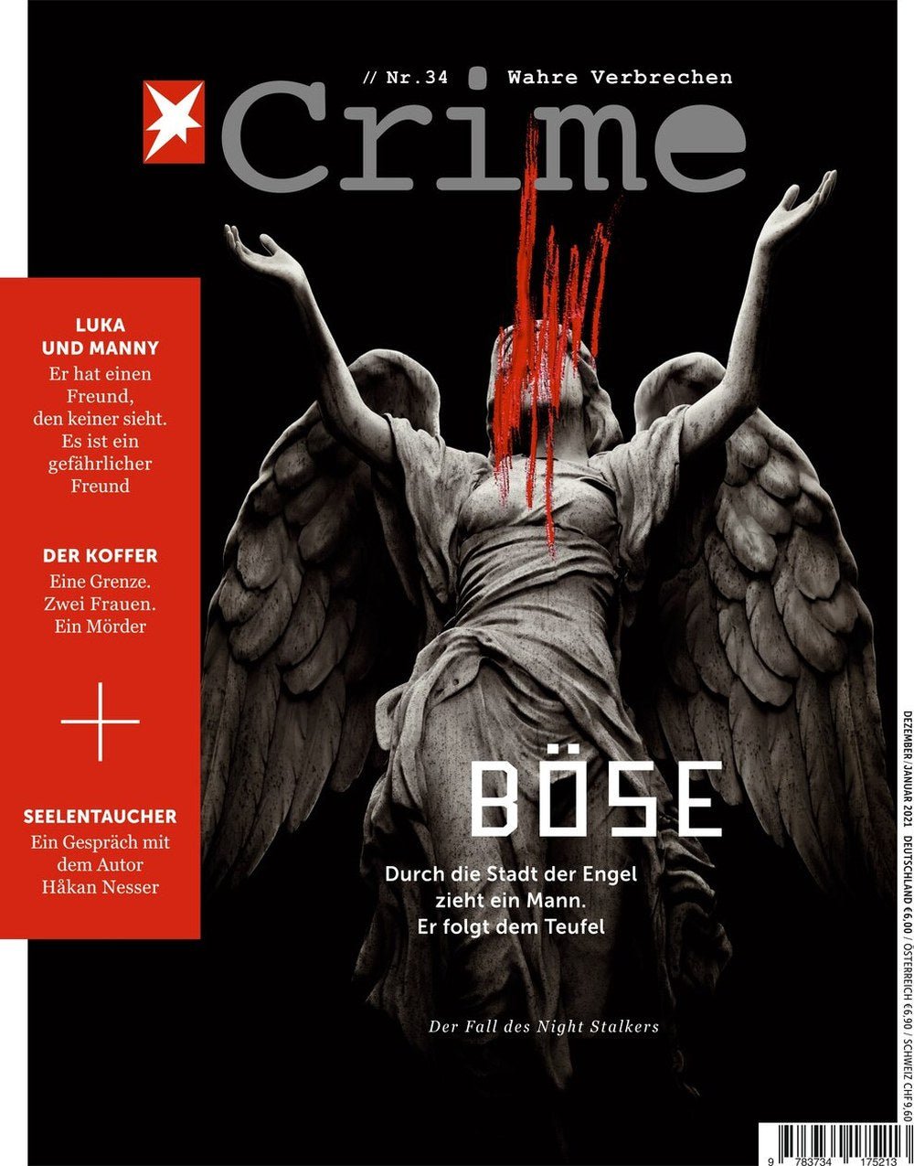 Stern Crime Magazine Germany 2020-34 – Håkan Nesser – Original Print Issue