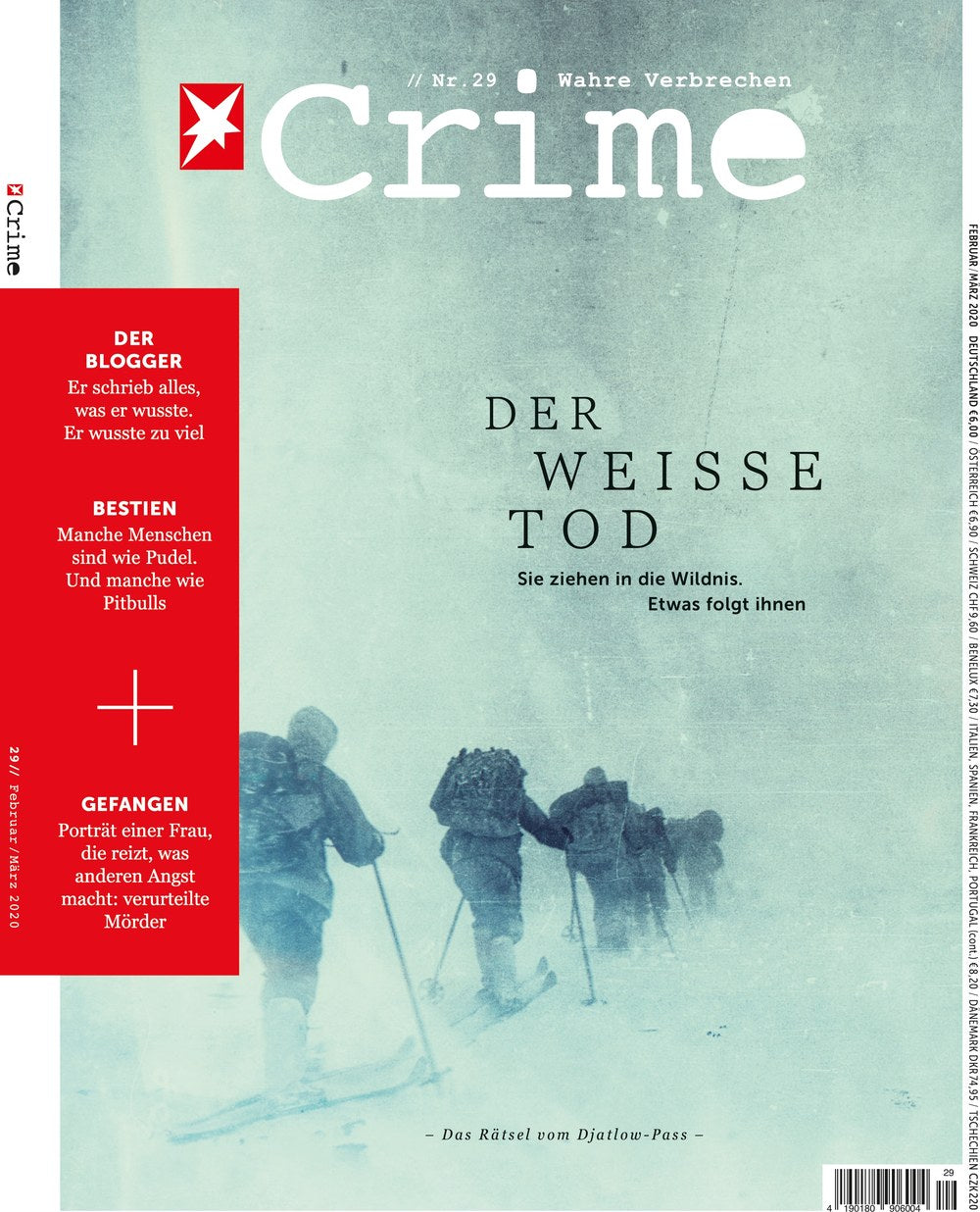 Stern Crime Magazin Deutschland 2020-29 Djatlow-Pass Dyatlov-Pass-Vorfall Wahre Verbrechen
