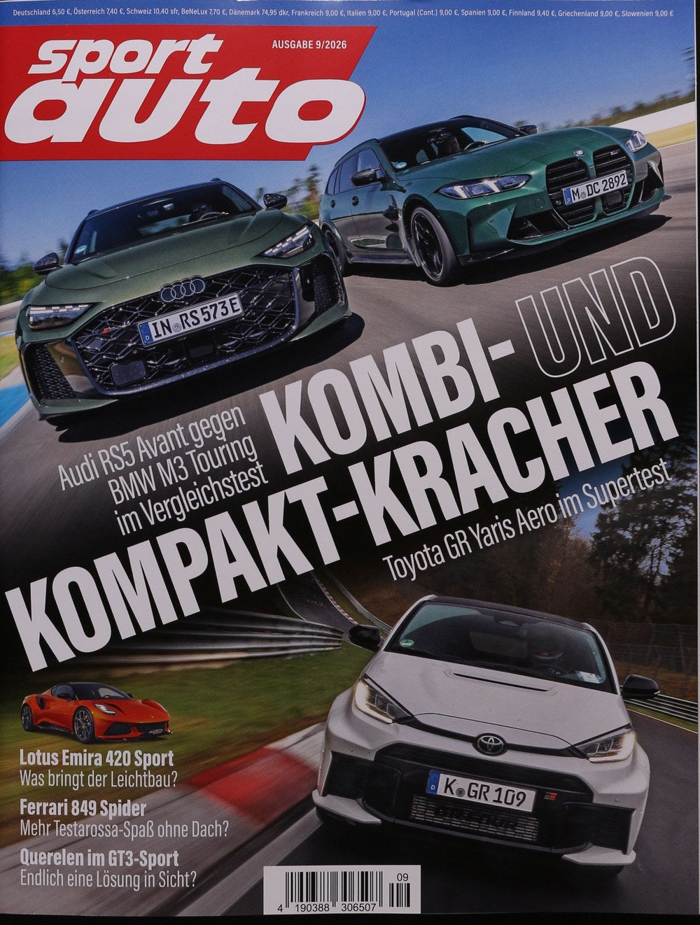 Sport Auto Tijdschrift Duitsland 2026-09 Originele uitgave