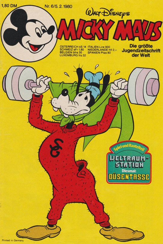 Micky Maus Magasin Tyskland 1980-06 – Goofy Micky Maus – Originalutgåva