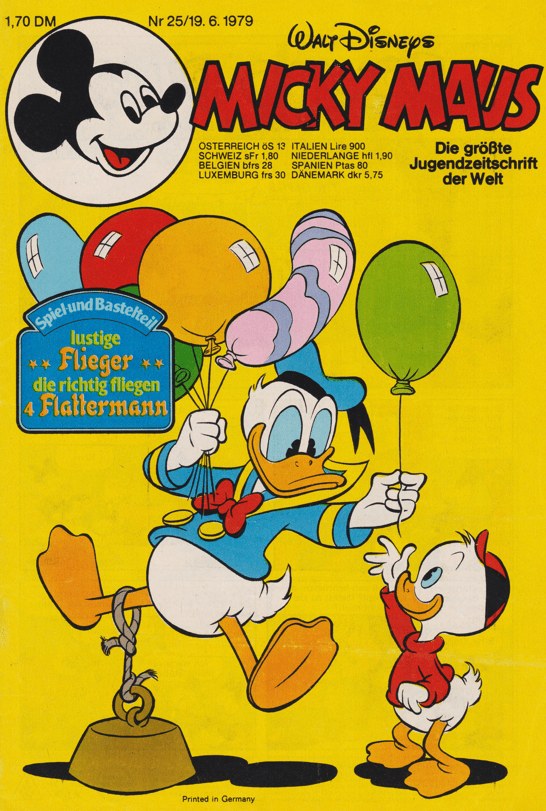 Micky Maus Tijdschrift Duitsland 1979-25 – Donald Duck – Originele uitgave