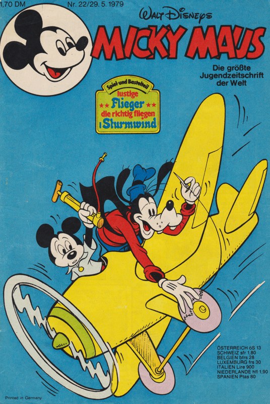 Micky Maus Tijdschrift Duitsland 1979-22 – Micky Maus Goofy – Originele uitgave