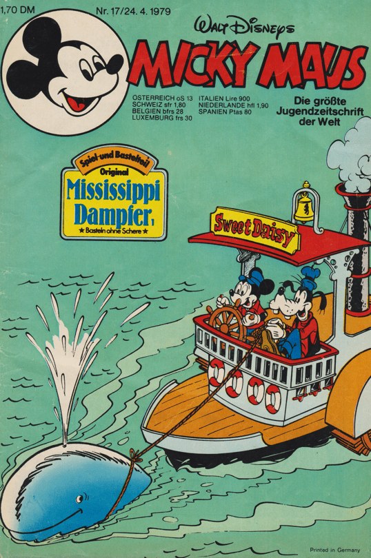 Micky Maus Magazine Germany 1979-17 – Micky Maus Goofy Donald Duck – Original Print Issue