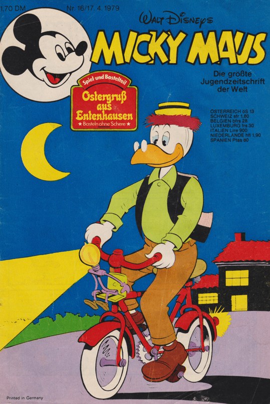Micky Maus Magazine Allemagne 1979-16 – Donald Duck Micky Maus – Édition originale