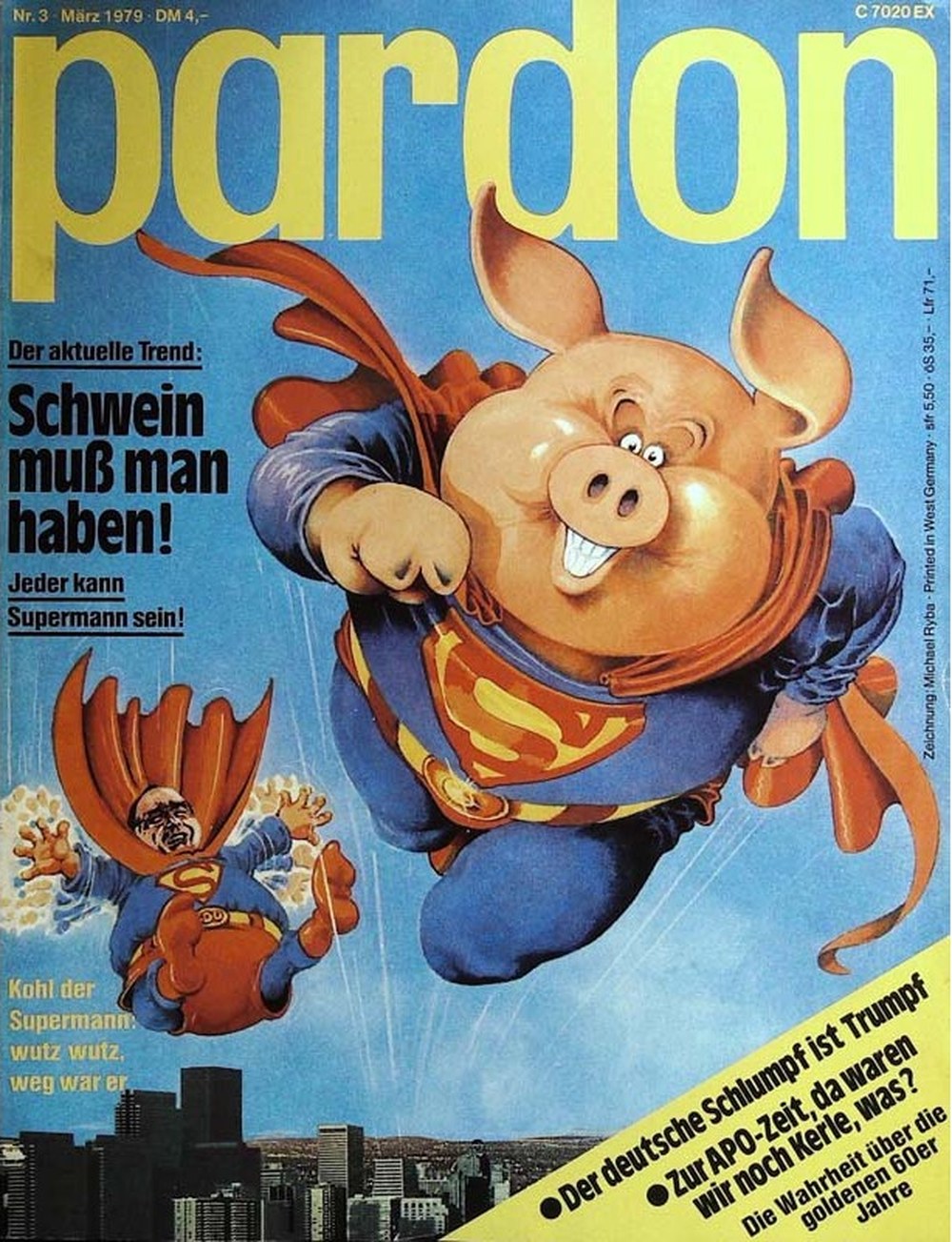 Pardon Magazine Germany 1979-03 – Helmut Kohl – Original Print Issue