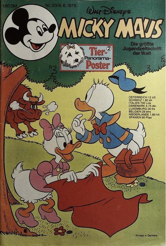 Micky Maus Tijdschrift Duitsland 1978-23 – Donald Duck Daisy Duck Micky Maus – Originele uitgave