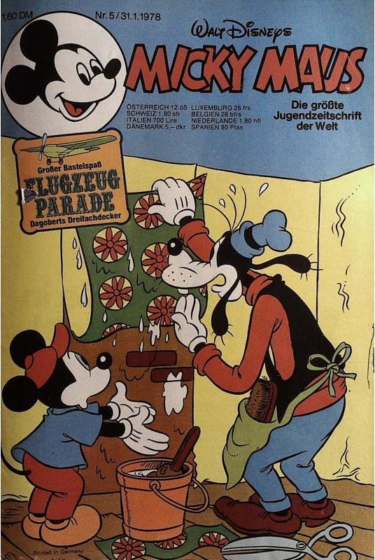 Micky Maus Lehti Saksa 1978-05 – Micky Maus Goofy – Alkuperäinen painos