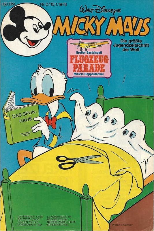 Micky Maus Tijdschrift Duitsland 1978-02 – Donald Duck – Originele uitgave