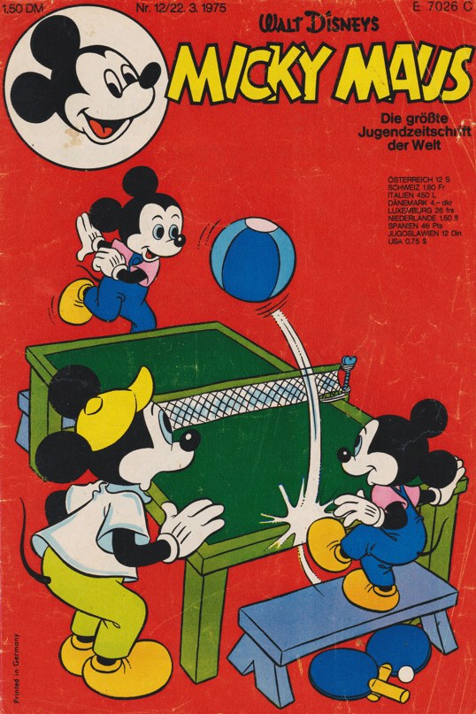Micky Maus Magazine Germany 1975-12 – Micky Maus – Original Print Issue