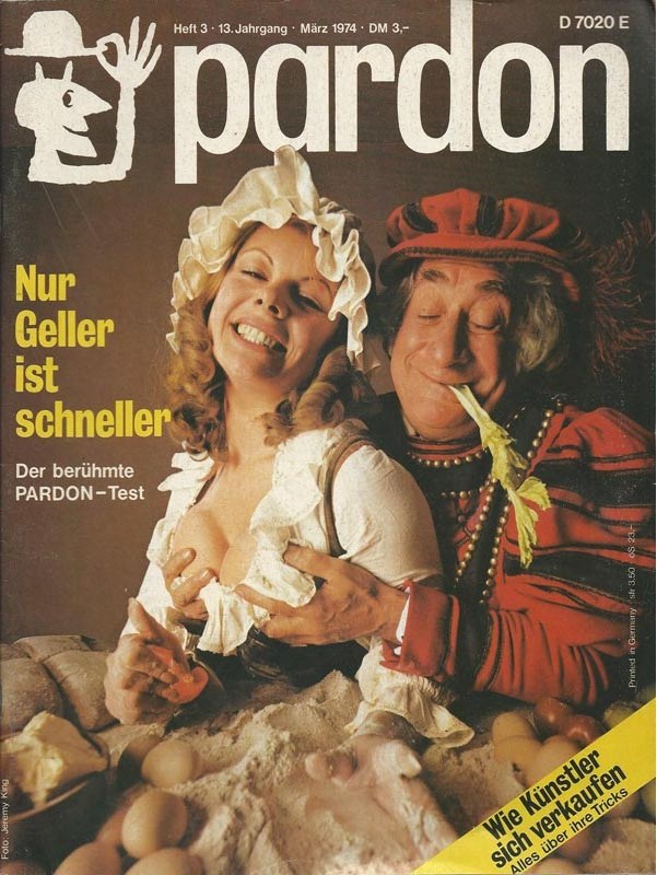 Pardon Lehti Saksa 1974-03 – Uri Geller – Alkuperäinen painos