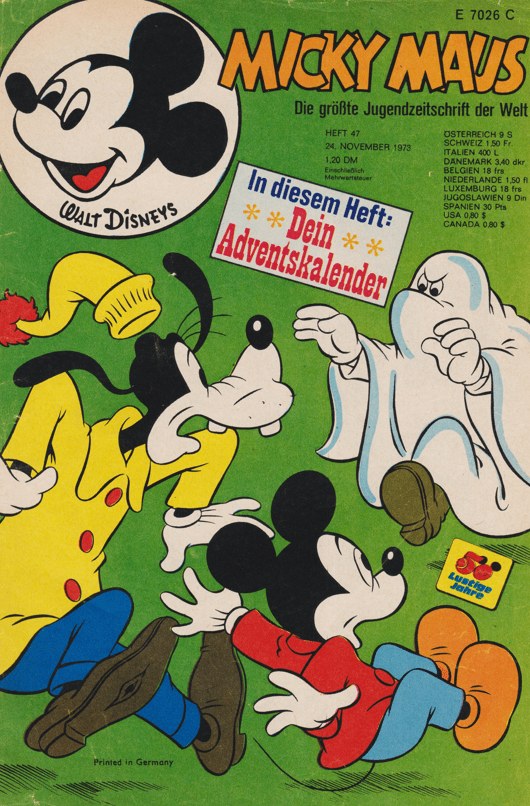 Micky Maus Tijdschrift Duitsland 1973-47 – Mickey Mouse Goofy Pluto – Originele uitgave