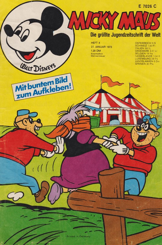 Micky Maus Magasin Tyskland 1973-04 – Mickey Mouse – Originalutgåva