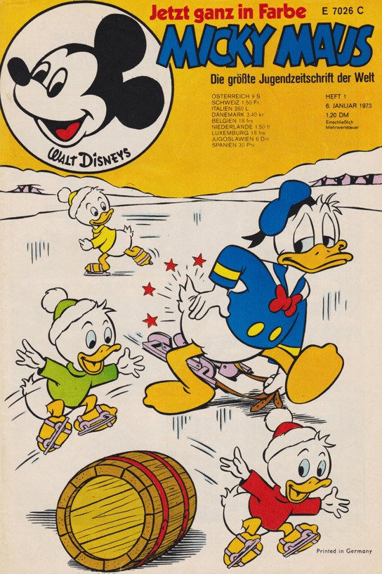 Micky Maus Tijdschrift Duitsland 1973-01 – Donald Duck Mickey Mouse – Originele uitgave
