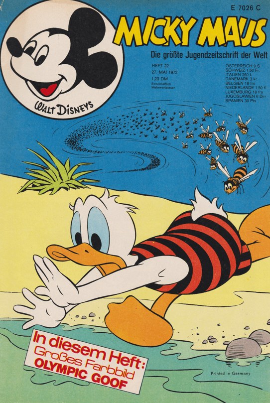 Micky Maus Rivista Germania 1972-22 – Donald Duck Micky Maus – Edizione originale