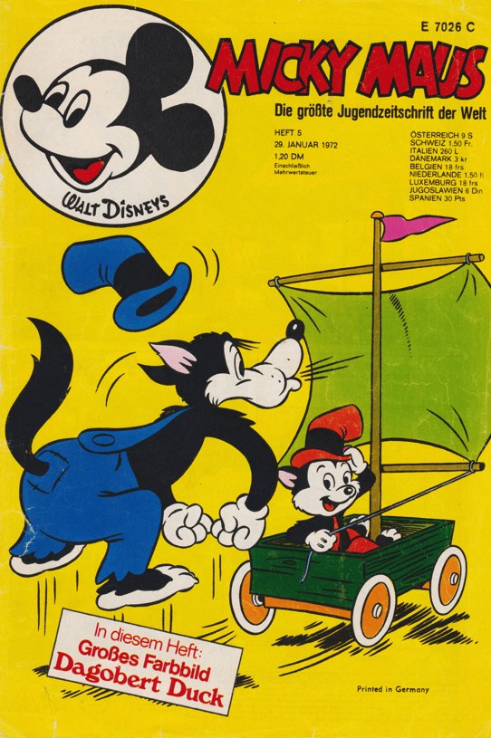 Micky Maus Tijdschrift Duitsland 1972-05 – Micky Maus Dagobert Duck – Originele uitgave