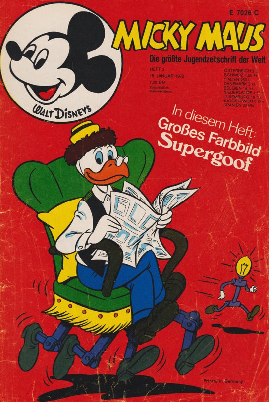 Micky Maus Rivista Germania 1972-03 – Donald Duck Supergoof – Edizione originale