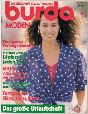 Burda Moden Magazine Germany 1989-06 Original Print Issue