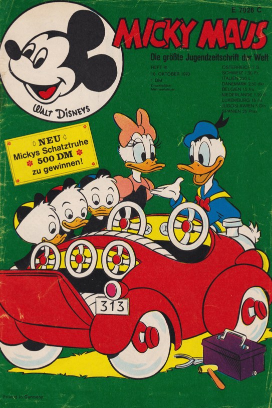 Micky Maus Magazin Deutschland 1970-41 Donald Duck Daisy Duck Huey Duck Dewey Duck Louie Duck