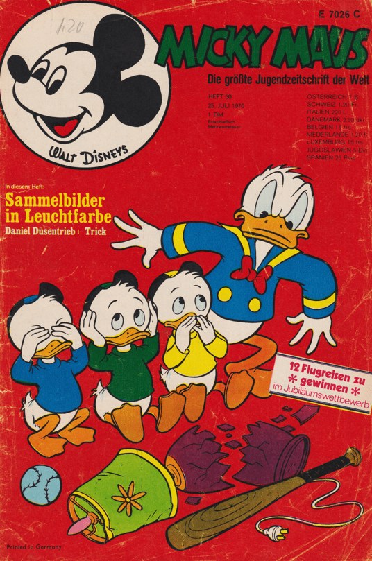 Micky Maus Tijdschrift Duitsland 1970-30 – Donald Duck Tick Trick Track – Originele uitgave