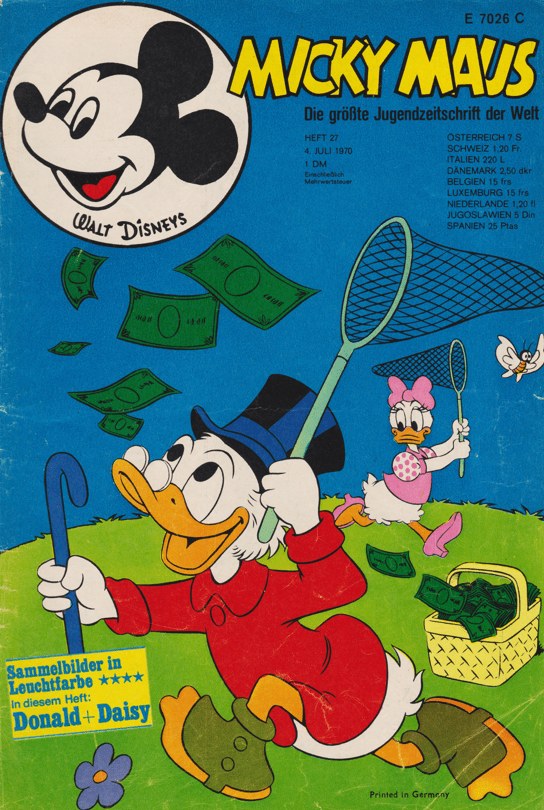 Micky Maus Tijdschrift Duitsland 1970-27 – Dagobert Duck Daisy Duck – Originele uitgave