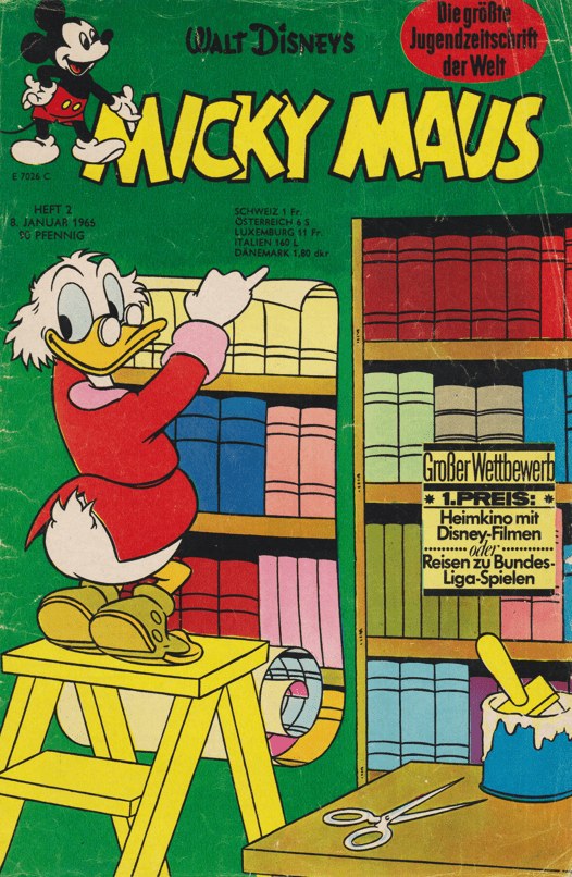 Micky Maus Tijdschrift Duitsland 1966-02 – Donald Duck Micky Maus – Originele uitgave