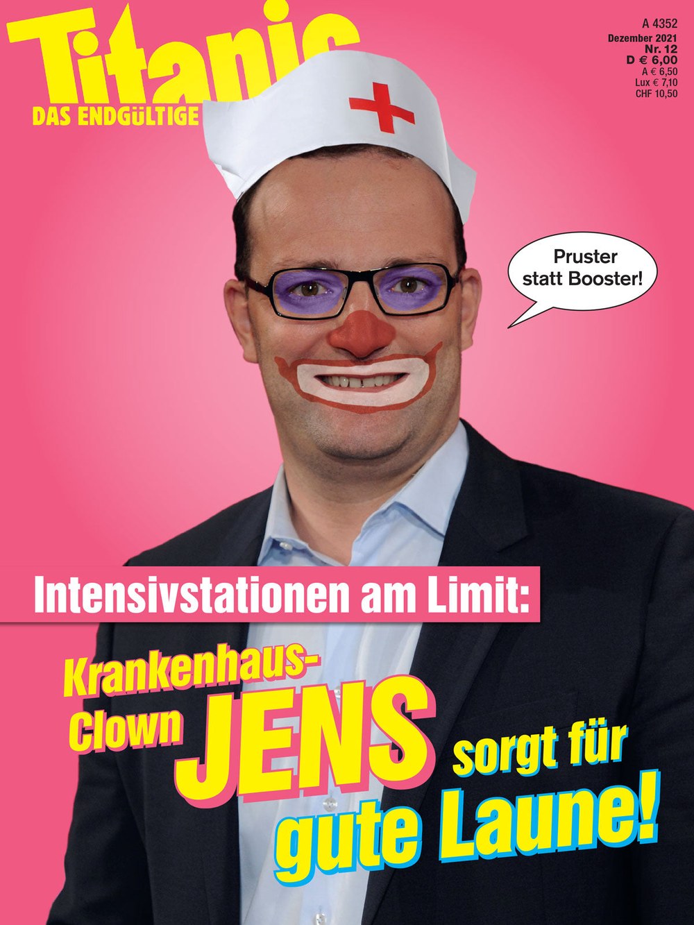 Titanic Revista Alemanha 2021-12 – Jens Spahn – Edição original