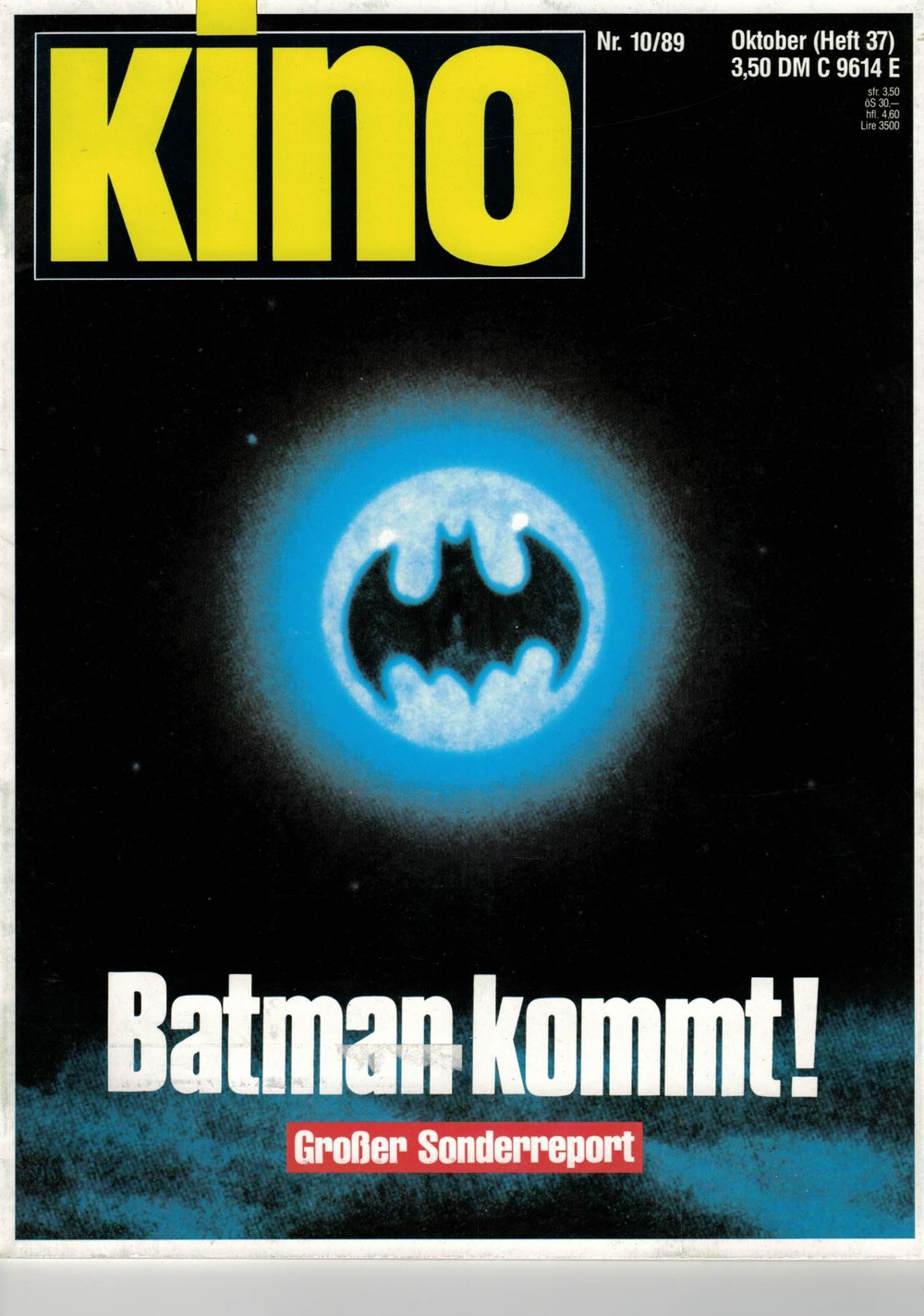 Kino Magazin Deutschland 1989-10 Batman