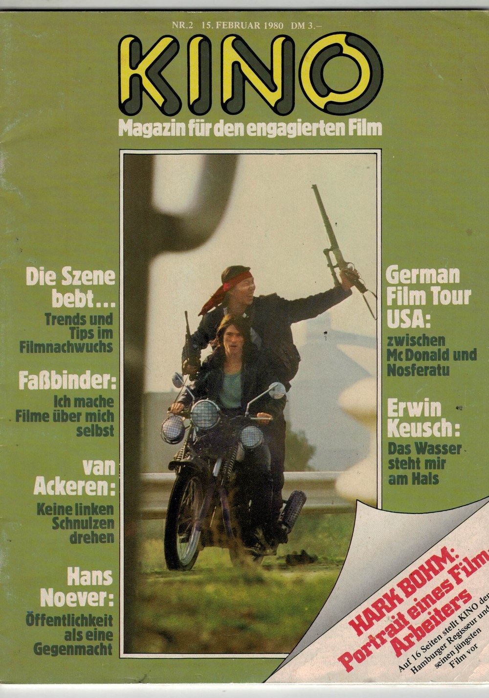 Kino Magazin Deutschland 1980-02 Hark Bohm Rainer Werner Fassbinder Erwin Keusch Hans Noever Robert Van Ackeren