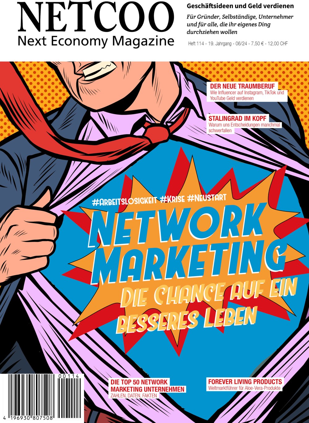 Netcoo Magazin Deutschland 2024-06 Network Marketing MLM Arbeitslosigkeit