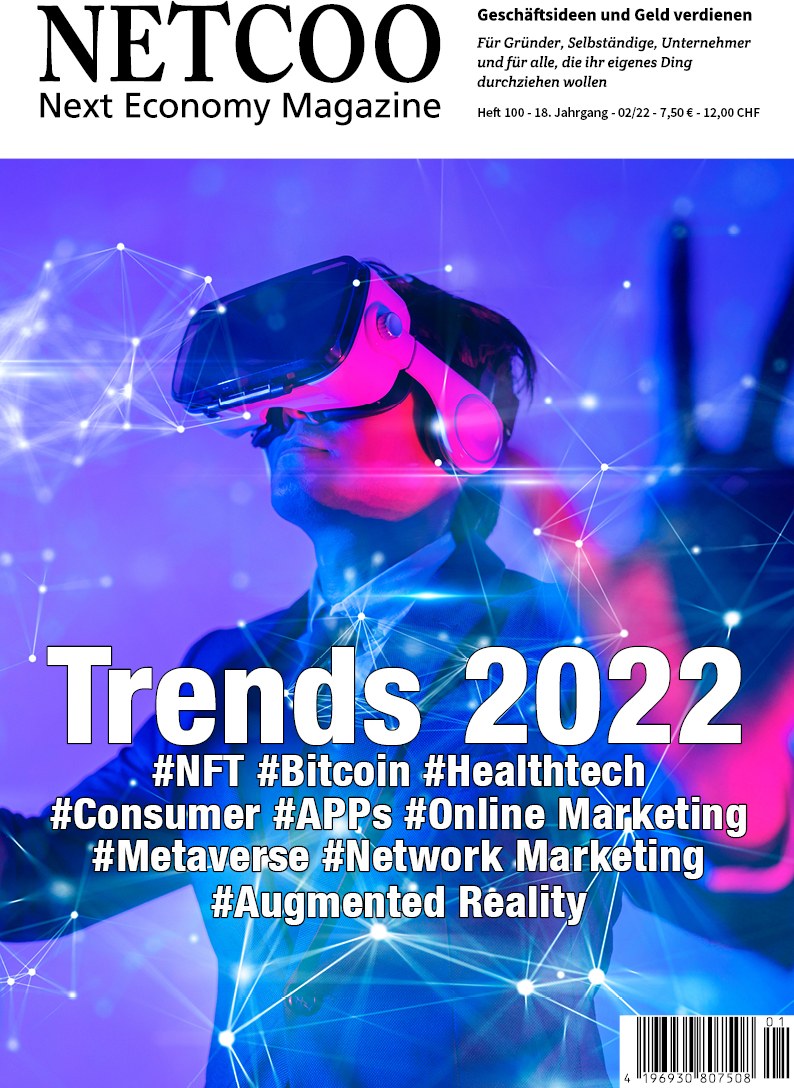 Netcoo Magazin Deutschland 2022-02 Trends 2022 NFT Bitcoin