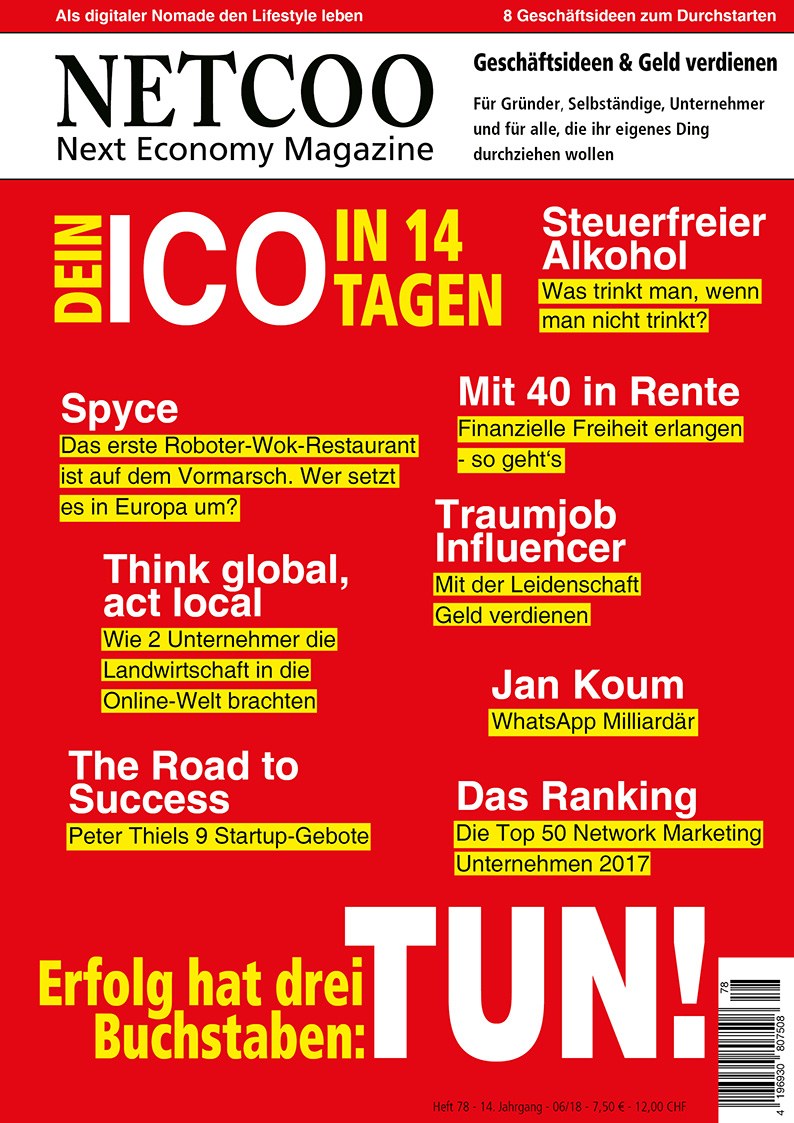 Netcoo Magazin Deutschland 2018-06 Jan Koum Peter Thiel