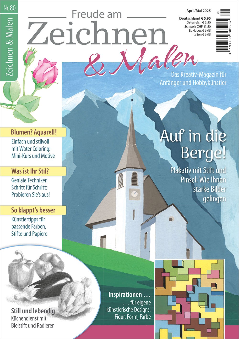 Freude Am Zeichnen& Malen 2025-80 Édition originale