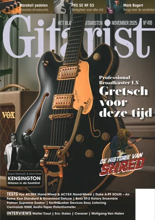 Gitarist Magazin Niederlande 2025-416 Casper Starreveld Jason Dowd Walter Trout Eric Gales Wolfgang Van Halen