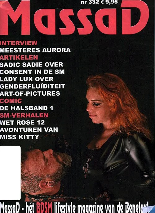 Massad Magazine Netherlands 2025 Meesteres Aurora Sadic Sadie Lady Lux Original Print Issue