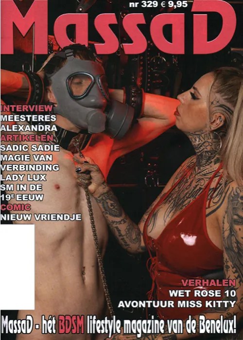 Massad Magazine Pays-Bas 2025 Meesteres Alexandra Sadic Sadie Lady Lux Édition originale